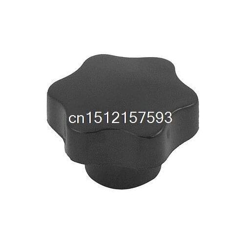 10mm Dia Female Thread Bakelite 50mm Dia Hex Head Clamping Knob