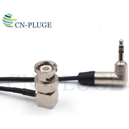 3.5mm Mini TRS Jack TENTACLE To Elbow BNC Timecode Cable For Canon C300 / C500, Sony PDW 700 / EX3 / PMW 200, ARRI Amira