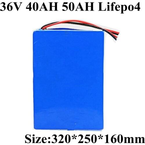 36V 40Ah Lifepo4 battery 45Ah Lithium iron phosphate battery Electric Bike scooter power motor with BMS 2000w + 10A Charger