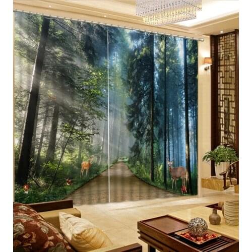 3D Curtain Photo Custom Stereoscopic Curtain Bedroom Living Room Office Window Blackout Curtains High Quality Curtain