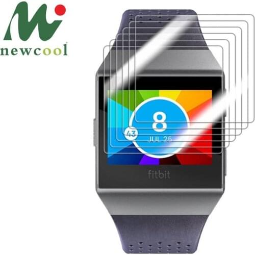 6pcs Full Coverage Soft TPU Screen Protector for Fitbit Ionic Anti-Bubble Anti-Scratch High Clear Protective Film (Not Glass)