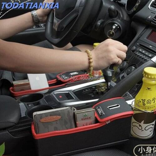 Car Seat Crevice Storage Box Accessoires for saab ford focus 3 ford mondeo mk3 h7 opel zafira b alfa romeo 159 w5w saab 9-3 bmw