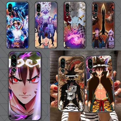 The God of Highschool Phone case For Huawei P Mate P10 P20 P30 P40 10 20 Smart Z Pro Lite 2019 black luxury cell cover painting
