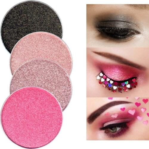 Color Salon New Charming Shimmer INS Fashion DIY Crystal Eyeshadow 27 colors Pigment Eye Shadow Diamond Glitter Cosmetic