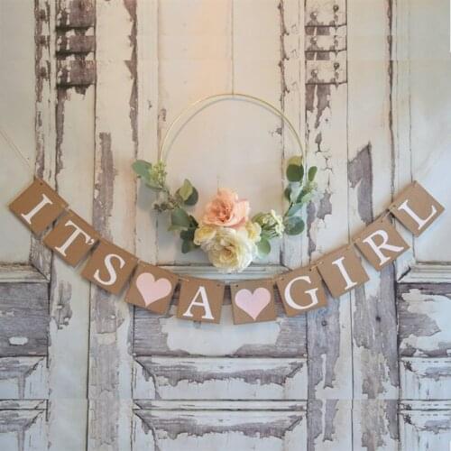 It is a Boy girl Banner Bunting Garland balloon Gender Reveal Baby Shower party decoration gift favor Photo Prop backdrop supply