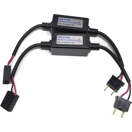 H1H7H3H490079004 9005 HB3 9006 HB4 H8 H11 9012 Car Led Headlight Fog Lamps Error Free Warning Canceler Capacitor Canbus Decoders