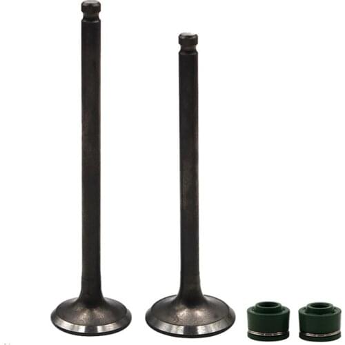 Motorcycle Intake & Exhaust Valve Kit Stem For KAWASAKI EL250 Eliminator250 252 EX250Ninja250 ZZR250 GPX250R KLE250 Anhelo