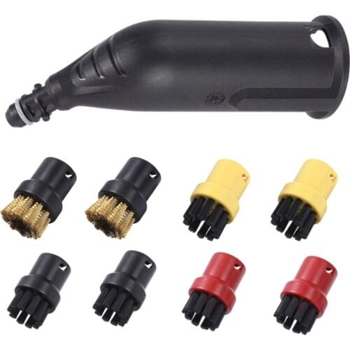Steam Cleaner Extension Nozzle Head Small Round Brushes Brush Kits for Karcher SC Series SC1 SC2 SC3 SC4 SC5 Parts Accessories