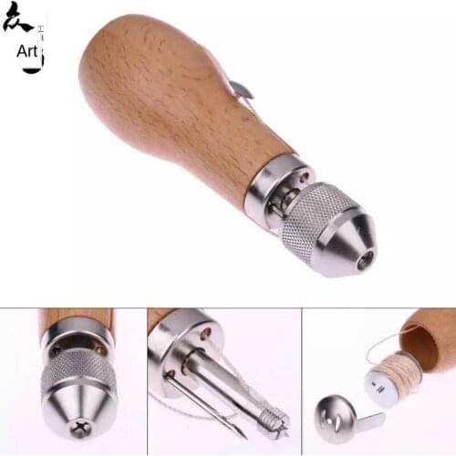 Leather manual sewing cone DIY leather art leather stitching tools leather sewing cone portable portable sewing machine