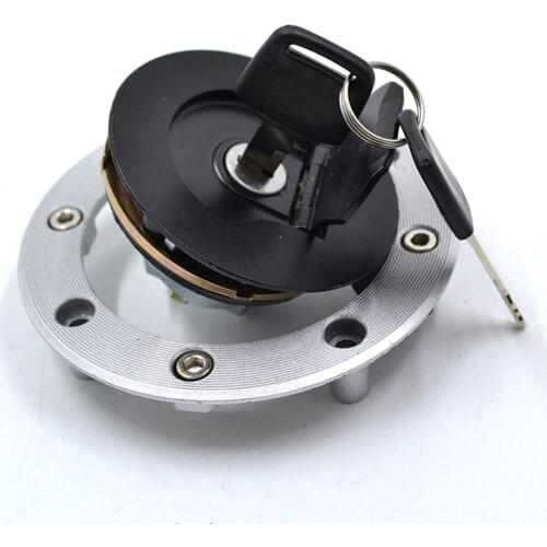 JAER Motorcycle Fuel Gas Cap Tank Cover with Key 4 holes for Suzuki DL650 DL1000 V-Strom GSX600 GSX750 GSX1100 GSX1200 GSX1400