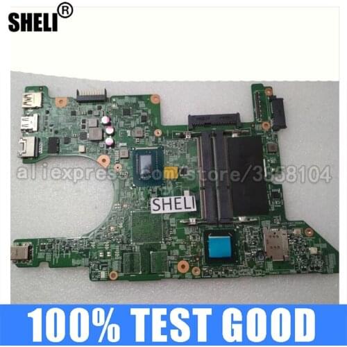 SHELI for Dell Inspiron 5423 Laptop Motherboard I3-3217U CN-02P02C 02P02C 2P02C Notebook Pc Mainboard 100% Test Ok DDR3 Intel