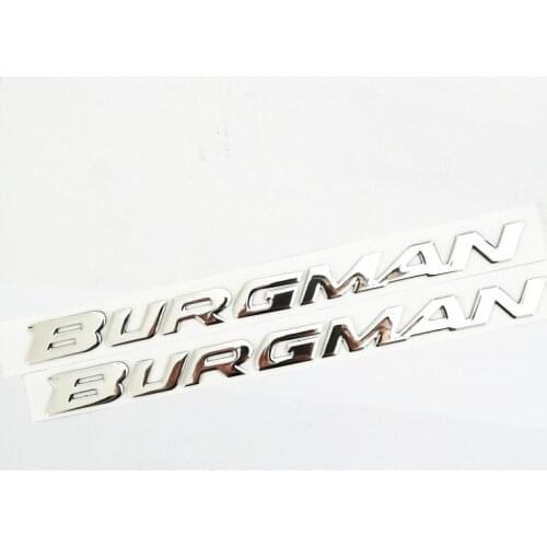 Motorcycle 3D Raise Silver Burgman Stickers Decals Emblem for Burgman AN125 AN200 AN400 AN650 2002-2011