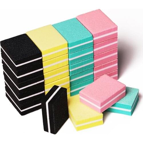 Nail Art Tool Set Four-sided Frosted Polishing Strip Sponge Tofu Waxing Block Nail Care Repair Type Polishing File Strip