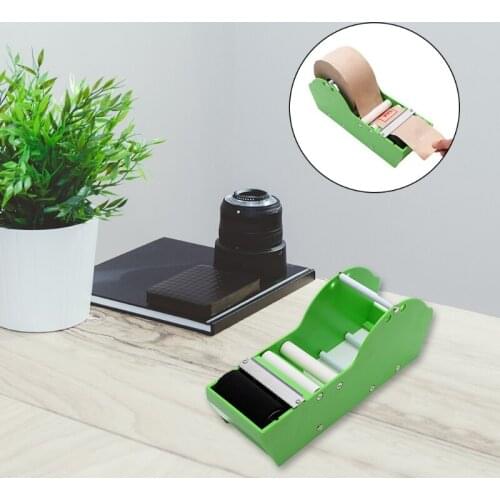 Desktop Tape Dispenser Water Activated Tape Dispenser Apply to 3 Inch Tape Gum Tape Dispenser Sealing Office Supplies M4YD