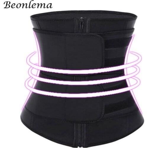 Waist Trainer Neoprene Gray Shapewear Woman Slimming Modeling Straps Workout Fitness Flat Belly Belt 9 Steel Bones Waist Cincher
