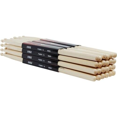 Wholesale Factory Custom Logo OEM ODM 5A 7A Walnut Wood Drumsticks Drum Sticks
