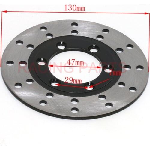 Front Rear Drilled DISC BRAKE ROTOR Ceramic Pads 125cc 110cc ATV QUAD 130mm US