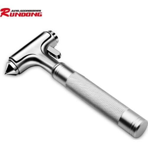 Rundong all-metal automobile safety hammer practical fire emergency escape hammer window breaker R-7116