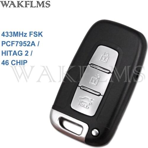 Smart Card Keyless Entry Automotive Remote Car Key For HYUNDAI I30 I45 IX35 Genesis Equus Veloster Tucson Sonata Elantra