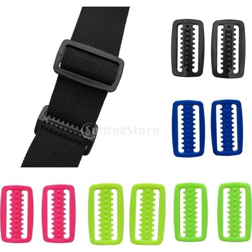 Pack 2 Durable Plastic Scuba Diving Universal 2 inch/50mm Weight Belt Keeper Slider Stopper Retainer Replacement Accessories