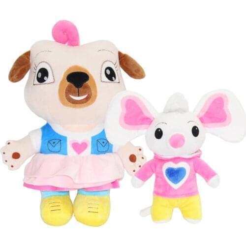 1pcs 20-30cm Chip And Potato Plush Toys Doll Cartoon Pug Dog and Mouse Plush Toys Soft Stuffed Anime Toys for Christmas Gifts