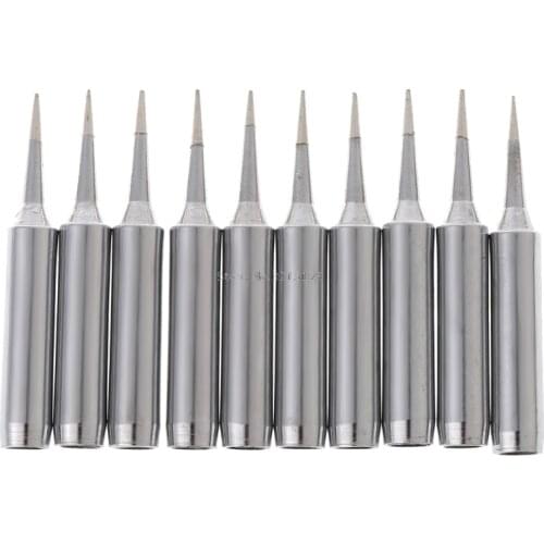 10 Pcs Lead Free Replacement Soldering Solder Iron Tips 900M-T-I For Saike 936 852d+ 909D Solder Iron Tips Dropshipping/323