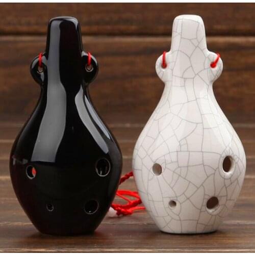 6 Holes Alto C Tone Ocarina Wind Instrumento Ocarina Flute Musical Instruments flute Zelda 6 hole Professional Ceramic Flauta