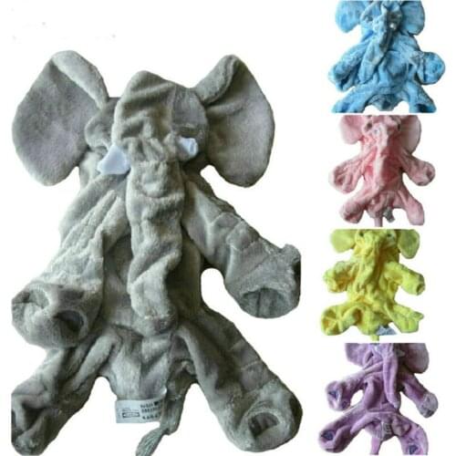 60cm Elephant Skin Plush Soft Toy Stuffed Baby Kids Toy Anminal Big Size Appease Baby Sleep Pillow Baby Calm Doll Gift For Child