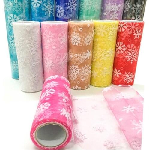 DHK 15cm*10yards Shine Mesh TUTU Dress Bows Accessories E1800