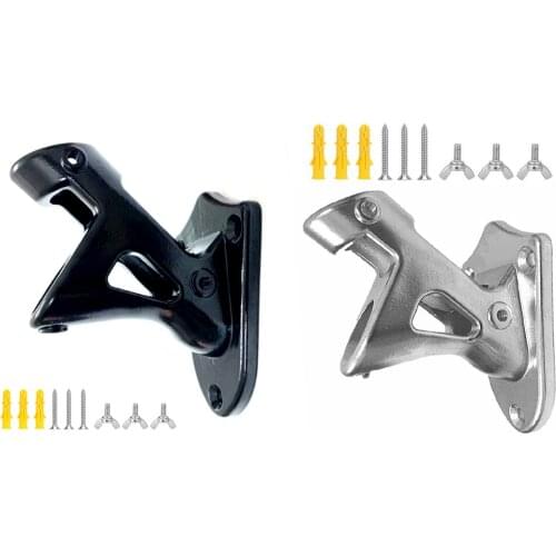 Aluminum Alloy Flag Holder Wall Mounted Flag Stand Angle Multipurpose Bracket 2 Position Flagpole Bracket