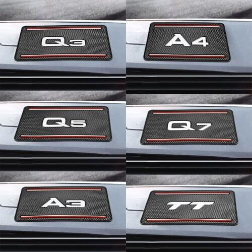 Car anti slip mat auto interior dashboard phone gel pads fixed gel double sided For Audi A3 A4 A6 Q3 Q5 Q7 TT