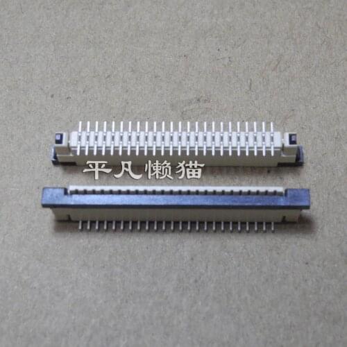 Free shipping ForFPC 24 pin 1.0MM pitch Vertical One-pin socket Notebook Start-up touch keyboard buckle seat