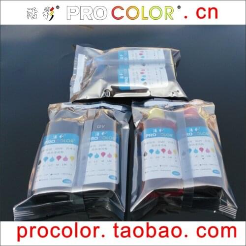6 COLOR 850 PGI-850 PGI850 Pigment ink 851 CLI-851XL BK C M Y GY Dye ink refill kit for Canon PIXMA MG6380 MG7180 inkjet printer