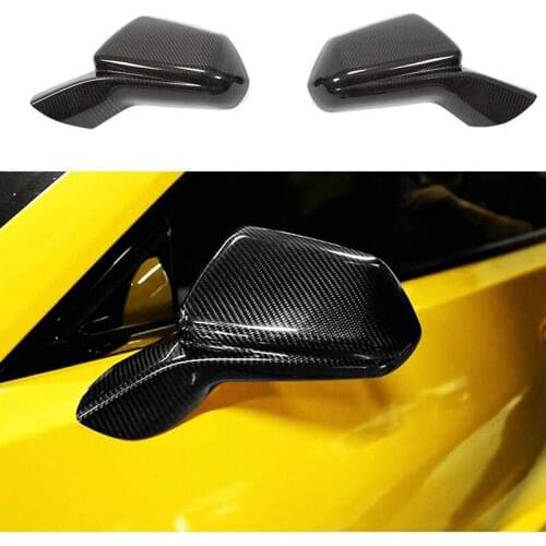 NEW-Car Rear View Mirror Cover Shell Housing Side Mirror Cover for Chevrolet Camaro 2016-2019