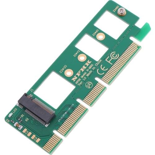 NVMe M.2 NGFF SSD to PCI-E PCI express 3.0 16x x4 adapter riser card converter Circuit Board For XP941 SM951 PM951 A110 SSD