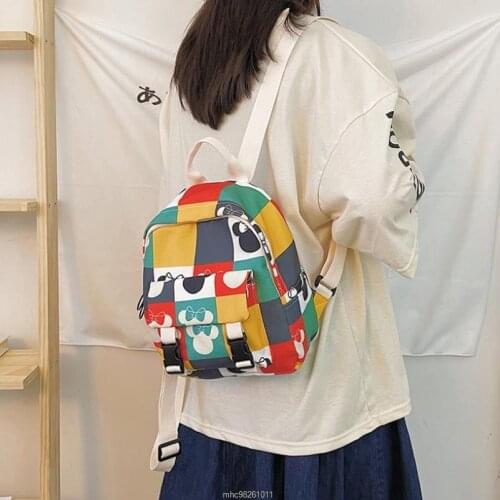 Cartoon Mickey Mouse Minnie Backpacks 3D Cartoon double School Bag Unisex Kindergarten Student Boy Girls Outdoor Travel Mochilas