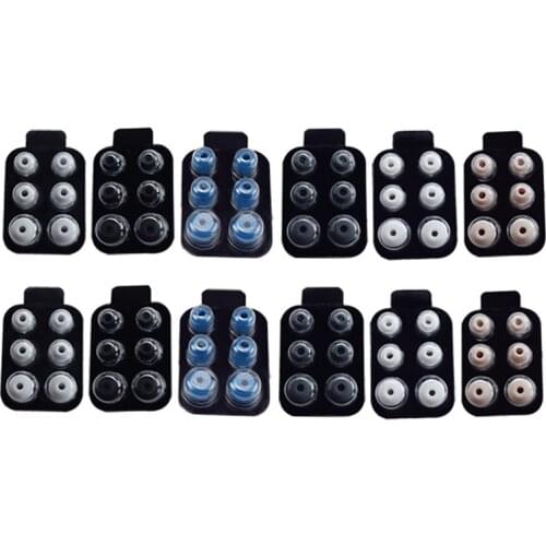 Soft Silicone Earbuds Replacement Silicone Ear Tips Earbuds Buds Set for beats x by dre Headphones 3 Pairs