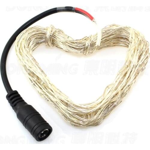 5m 50leds led Christmas tree Light White Blue Green wedding lights Pink RGB LED String Light with DC connectors