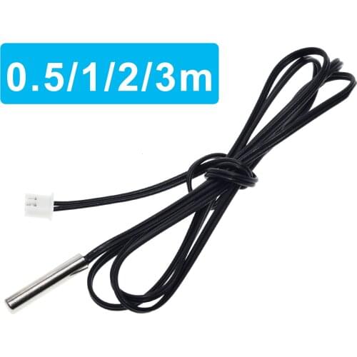 30CM 50CM 100CM 200CM 300CM NTC Thermistor Temperature Sensor Waterproof Probe Wire 10K 1% 3950 W1209 W1401 cable