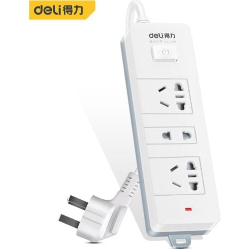 Deli 5 Smart Socket Network Filter Plug Electrical Retractable Power Strip Smartlife Extension Wall Socket For Smartphone Tablet