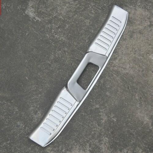 For FIESTA HATCHBACK FORD 2009-17 Car INNER rearguards Stainless Steel Rear Bumper Trunk Fender Sill Plate Protector Guard Cover