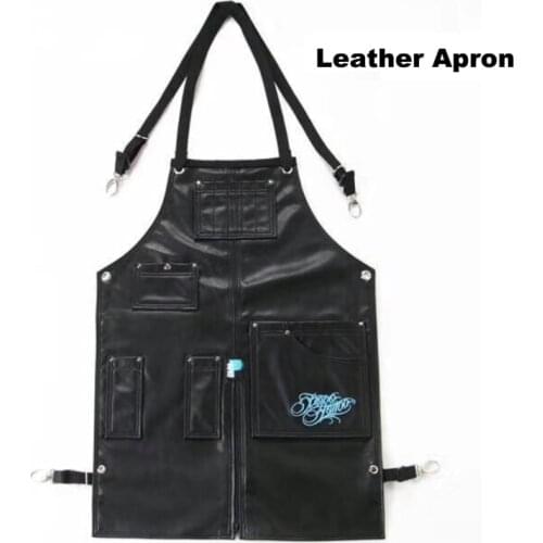 High Quality Leather Apron Easy To CleanTattoo Artist Barista Manicure Gardener Baker