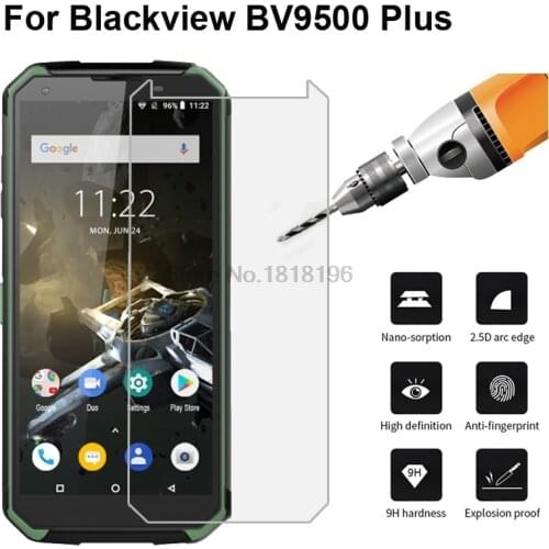 Screen Protector For Blackview BV9500 Plus Glass 5.7" 9H Tempered Glass For Blackview BV9500 Plus 2019 Protective Glass Film