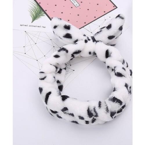Women Elastic Hairband Band Bow-Knot Cute Head Lovely Hair Accessories Ladies Twisted Lady makeup headband Elastic Headwear 1