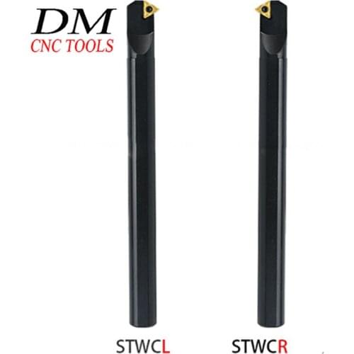 1PCS S08K/S10K/S12M/S16Q/S20R/S25S/S32T STWCR09/STWCR11/STWCR16 CNC lathe Inner hole turning tool holder Turning accessories