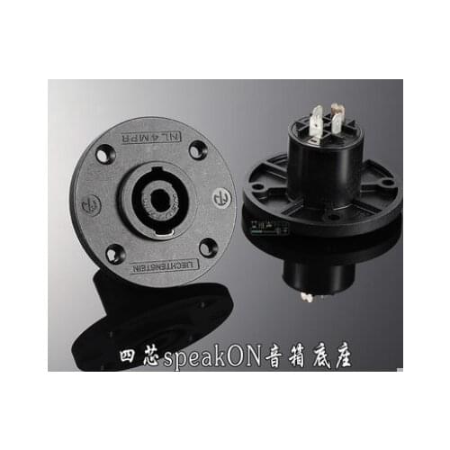 15 pçs/lote alta qualidade Compatível com NL4MPR 4 engrenagem pólo feminino rodada pro Speakon Neutrik Speakon conector FreeShip