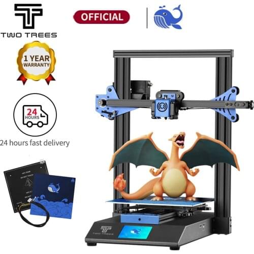 Twotrees 3D Printer Bluer V2 i3 Printer 235x235mm Size 3D Diy Kit MKS 3.5-Inch Color Touch Screen With TMC2208 A4988 FDM