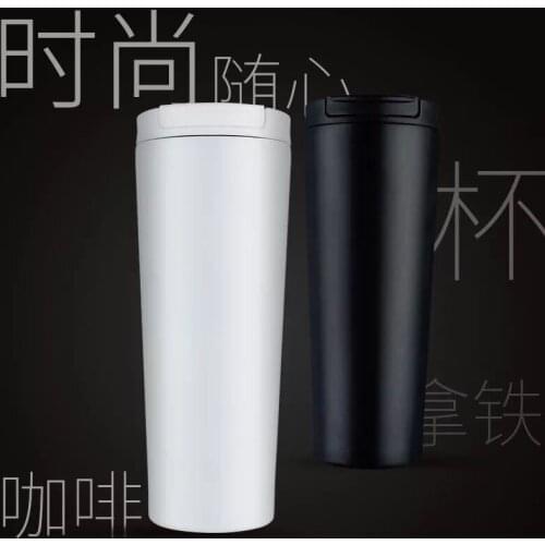 500ml stainless steel insulated car coffee water cup Han Tai auto cup engraving gift custom l logo 4120