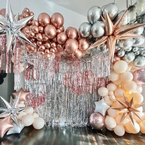 Aluminum Foil Star Balloon Blue Pink Red Green Baloon Birthday Party Decoration Kids Baby Shower Decor Baloons Wedding Balloon