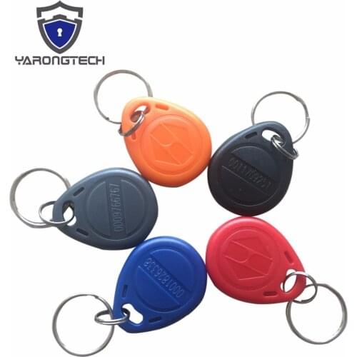 Rfid fob 125khz em4100 tk4100 read only key chain (pack of 10)